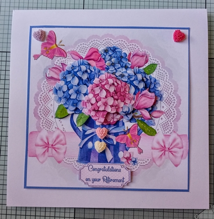 Hydrangea watering can by Jackie Odonnell
