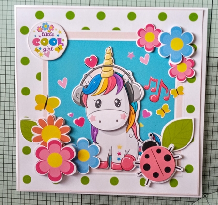 Baby Spring Unicorn by Jackie Odonnell