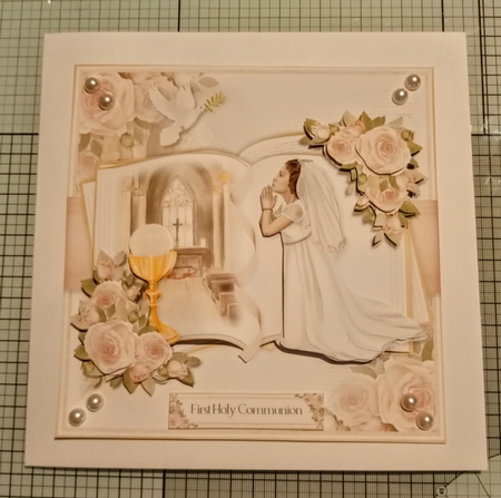 Girl Communion Open Book Mini Kit by Jackie Odonnell