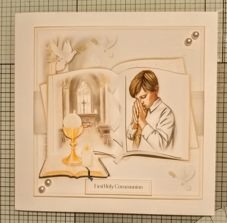 Boy Communion Open Book Mini Kit by Jackie Odonnell