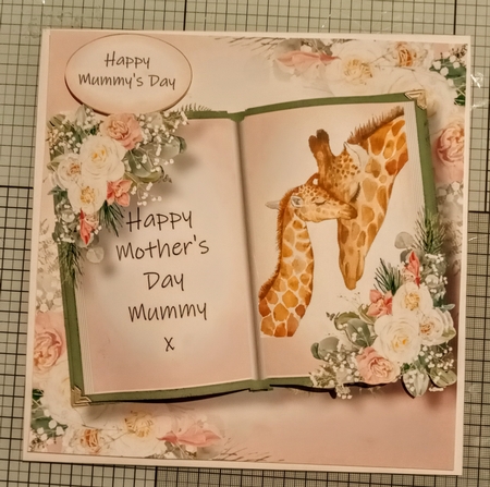 Open Book Happy Mothers Day Mummy by Jackie Odonnell