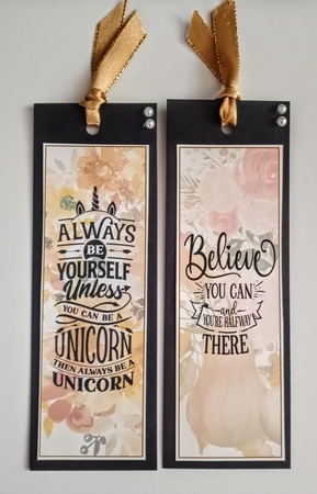 Floral 4 x Bookmarks by Jackie Odonnell