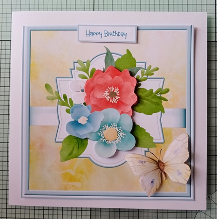 Forest flowers 7x7 by Jackie Odonnell