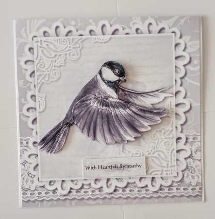 Sympathy Bird mini Kit by Jackie Odonnell