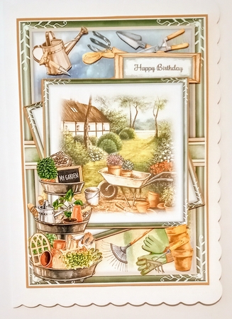 In The Garden 5x7 Bumper Male Mini Page Kits by Jackie Odonnell