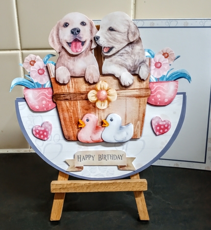 BATH TIME rocker card by Jackie Odonnell