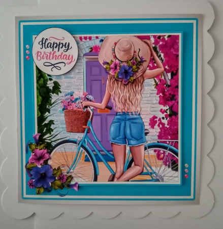 Yes, I Ride Like A Girl ~ Birthday / Mothers Day etc by Jackie Odonnell