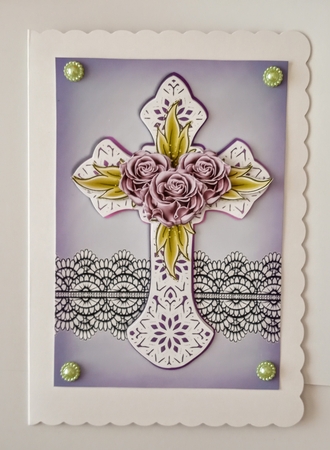 A5 Sympathy Cross Mini Kit by Jackie Odonnell