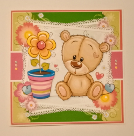 Sweet Spring Bear ~ Birthday / Mothers Day and More.... by Jackie Odonnell