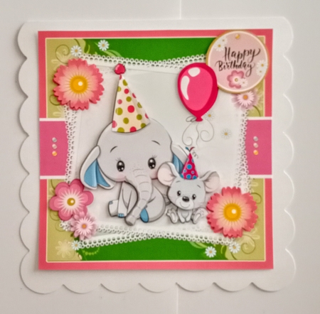 Sweetest Elephant And Mouse Birthday / Mothers Day and More by Jackie Odonnell