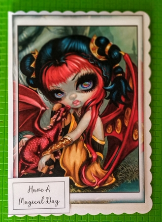 Huge Simple Dragon Print A5 Bumper Kit 1 by Jackie Odonnell