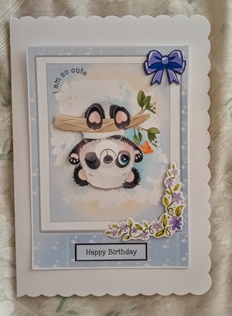 So Cute panda card by Jackie Odonnell