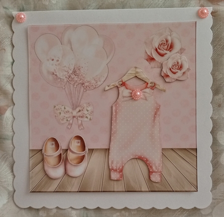 Quick Card New Baby Girl by Jackie Odonnell