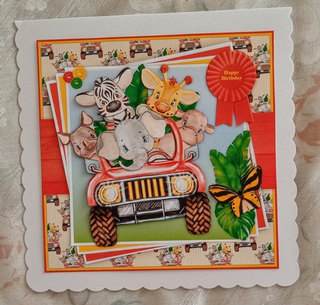 Safari Birthday Mini Kit by Jackie Odonnell
