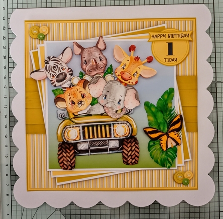 Safari Birthday 2 Mini Kit by Jackie Odonnell
