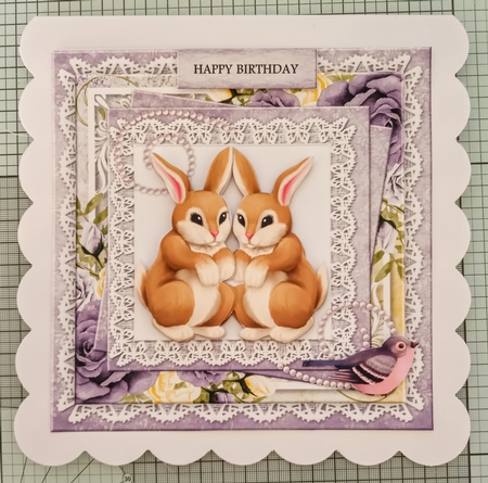 Cute Birthday Bunnies Mini Kit by Jackie Odonnell