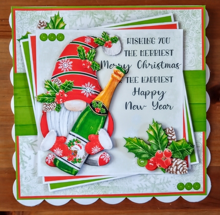 Champagne Bottle Gnome Mini Kit by Jackie Odonnell