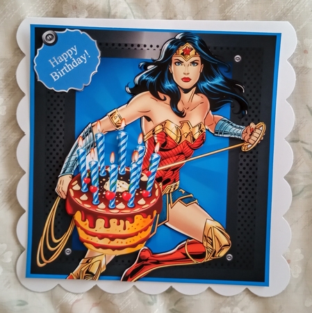 Have A Super Amazing Birthday 4 ~ Wonderwoman by Jackie Odonnell
