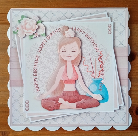 Lotus Girl Birthday Mini Kit by Jackie Odonnell