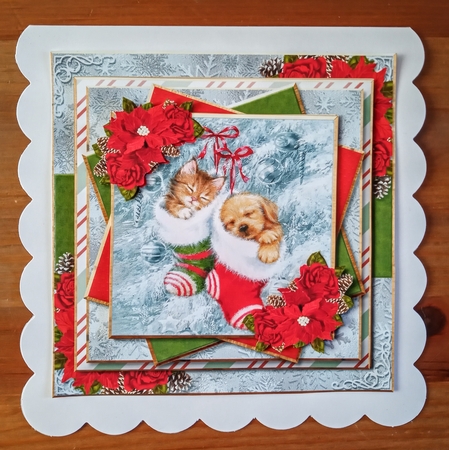 Vintage Christmas Card Front BUNDLE by Jackie Odonnell