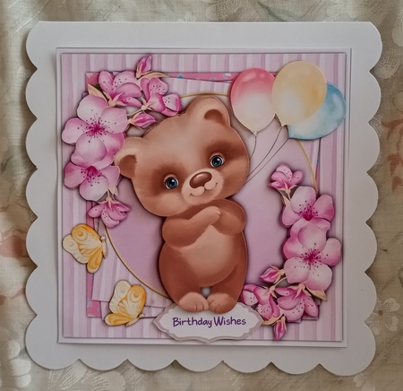 8x8 Mini Kit ,Gorgeous Baby Bear by Jackie Odonnell