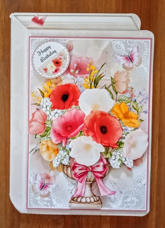 Book Of Summer Poppies Shaped Mini Page Kit by Jackie Odonnell