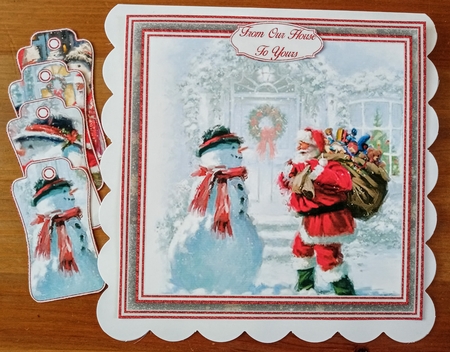 Santa & The Snowman Mini Kit #3    by Jackie Odonnell