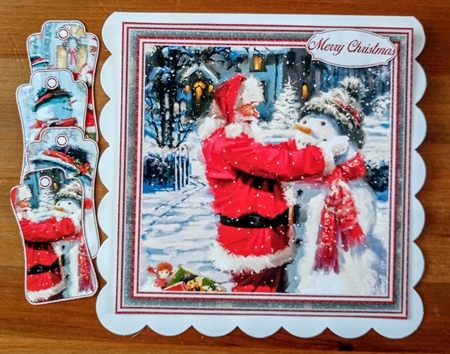 Santa & The Snowman Mini Kit #5    by Jackie Odonnell