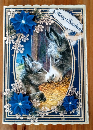 Away in A Stable 5X7 Mini Kit #2  1  by Jackie Odonnell