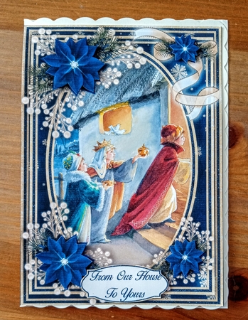 Away in A Stable 5X7 Mini Kit #3  1  by Jackie Odonnell