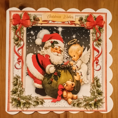 8x8 Mini Kit Santas Little Helper by Jackie Odonnell