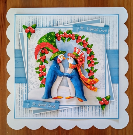Xmas Lovebirds Mini Kit by Jackie Odonnell