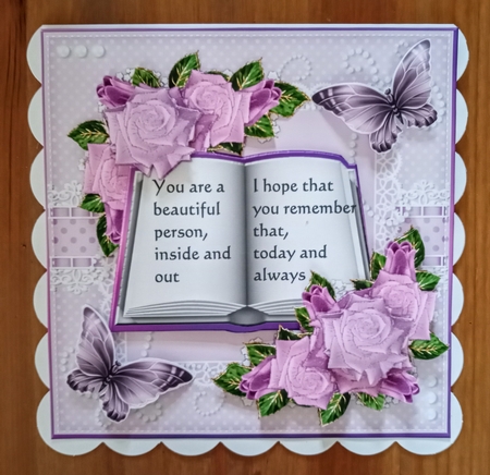 Beautiful Book & Roses Mini Kit by Jackie Odonnell