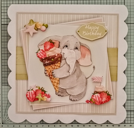 Elephant Age Card Mini Kit by Jackie Odonnell