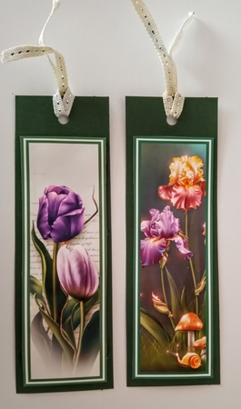 Beautiful Floral Bookmarks Sheet 8 by Jackie Odonnell