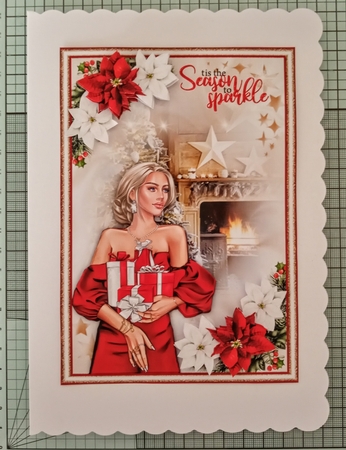 Christmas Sparkle Mini Page Kit by Jackie Odonnell