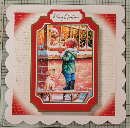 Gorgeous Vintage Christmas NO FLOWERS - Puppy & Toyshop by Jackie Odonnell