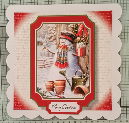Gorgeous Vintage Christmas NO FLOWERS - The Snowman by Jackie Odonnell