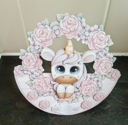 LITTLE UNICORN rocker card by Jackie Odonnell