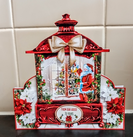 Scenic Christmas Lantern Shaped Mini Page Kit by Jackie Odonnell