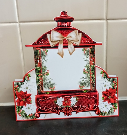 Scenic Christmas Lantern Shaped Mini Page Kit by Jackie Odonnell