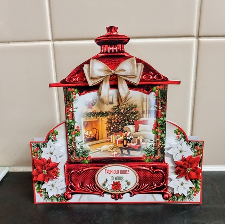 Scenic Christmas Lantern 03 Shaped Mini Page Kit  by Jackie Odonnell