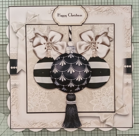 Black and Silver Baubles by Jackie Odonnell