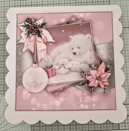 Pink Polar Bears Bumper Kit #1     by Jackie Odonnell