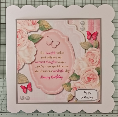 Floral Plaque Verse Birthday by Jackie Odonnell