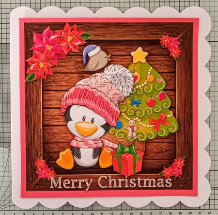 Cute Christmas Penguin by Jackie Odonnell