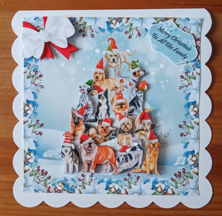Christmas Tree Of Dogs by Jackie Odonnell