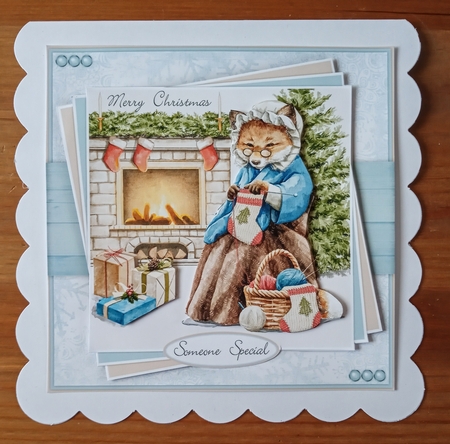 Knitting Fox Mini Kit by Jackie Odonnell