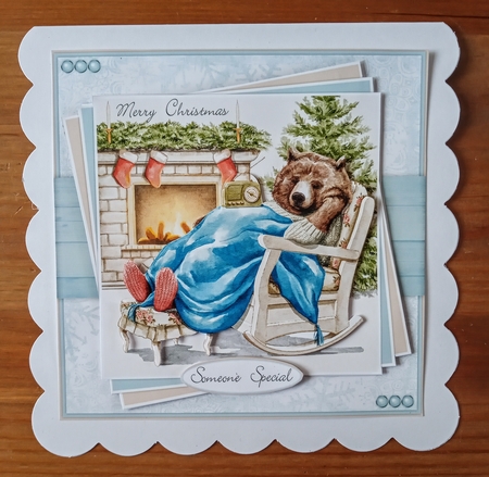 Snoozing Bear Mini Kit by Jackie Odonnell