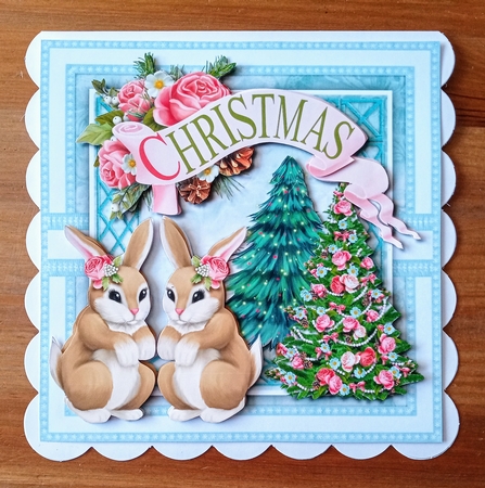 Christmas Bunnies Mini Kit by Jackie Odonnell